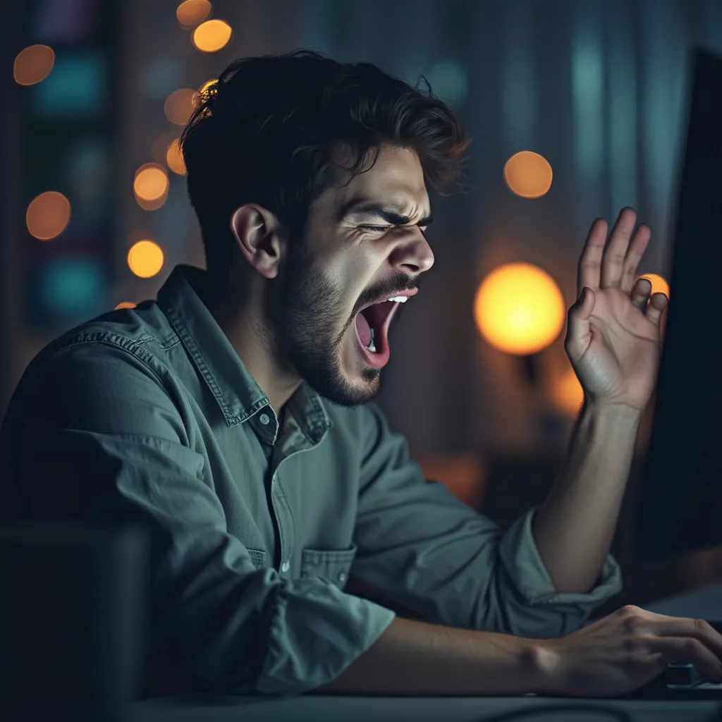 Unavená osoba ignoruje potřebu spánku